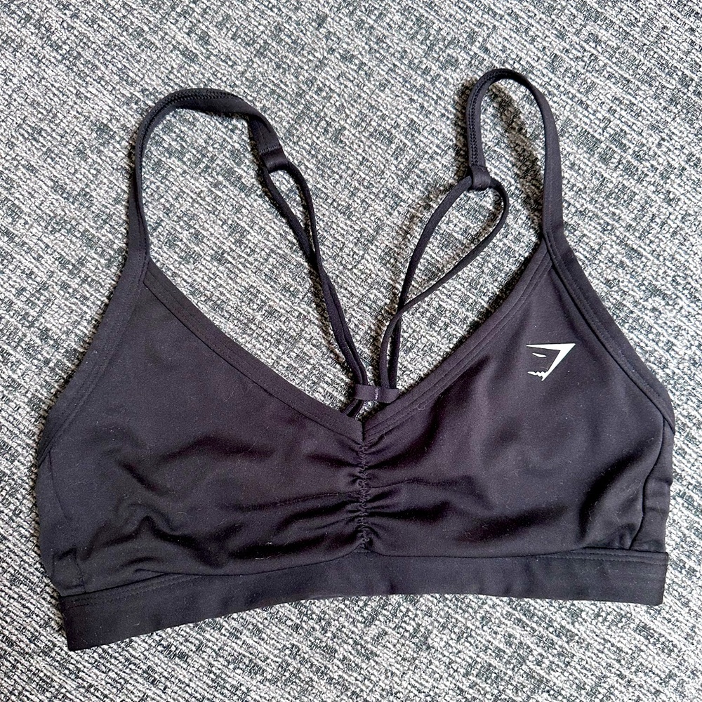 Gymshark Ruched Strappy Sports Bra